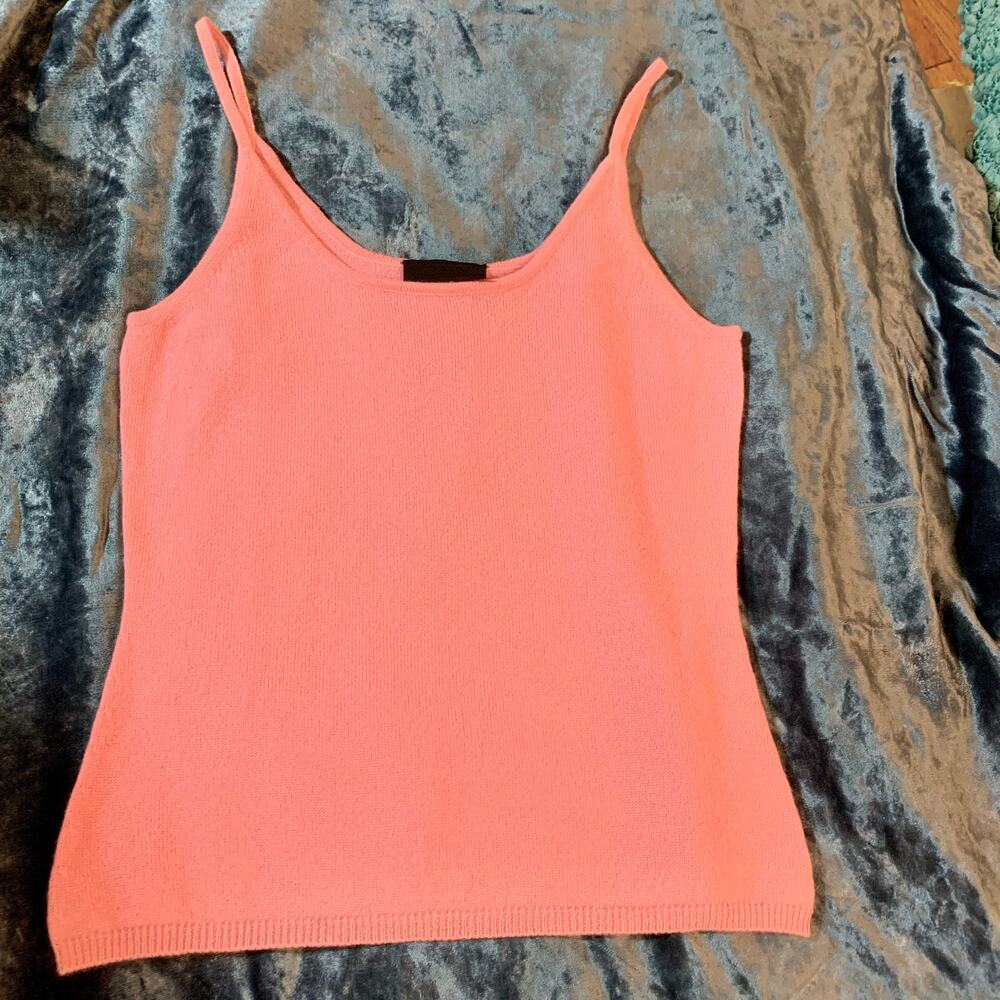ITALIAN CASHMERE PINK CAMI CAMISOLE TANK TOP
